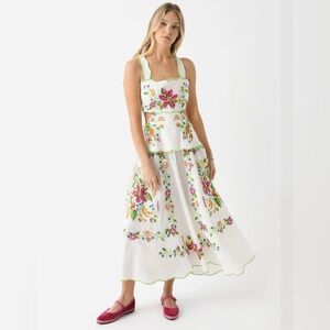 NWT Farm Rio Off White Tropical Romance Maxi Dress, size Small